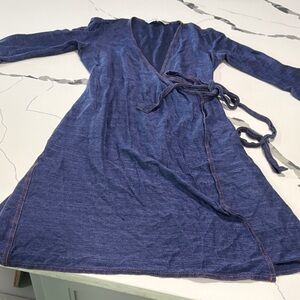 Diane Von Furstenberg Indigo Wrap Dress
